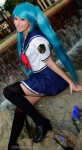 Miku wig cosplay photo, by Yenra Photography