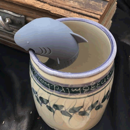 shark tea infuser